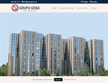 Tablet Screenshot of grupogosa.com